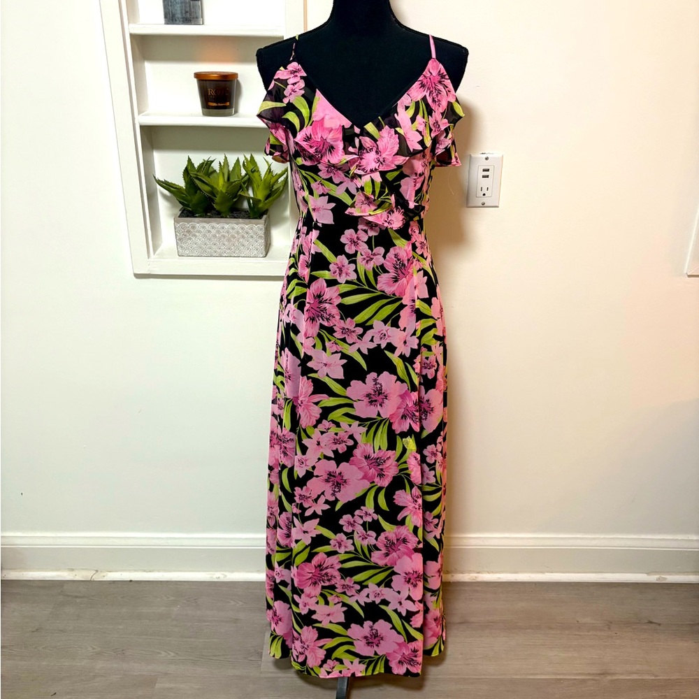 Bar III Floral Maxi Gown